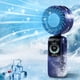 thumbnail image 4 of Ventilador portátil de alta velocidad con turbina de hielo de refrigeración digital 2025 - 4 colores, ventilador plegable de sobremesa y mástil, viento fuerte, USB recargable, refrigeración portátil, 4 of 9