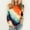 Orange, variant on Babysbule Womens Tops Long Sleeve Women's Fashion Printed Loose T-shirt Long Sleeves Blouse Round Neck Casual Tops