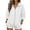 White #33, variant on Evdexr Full Zip Up Sweatshirt Women Long Sleeve Collared No Hood Jacket Oversized Loose Casual 2026 Fall Winter Sweaters with Pockets Black L