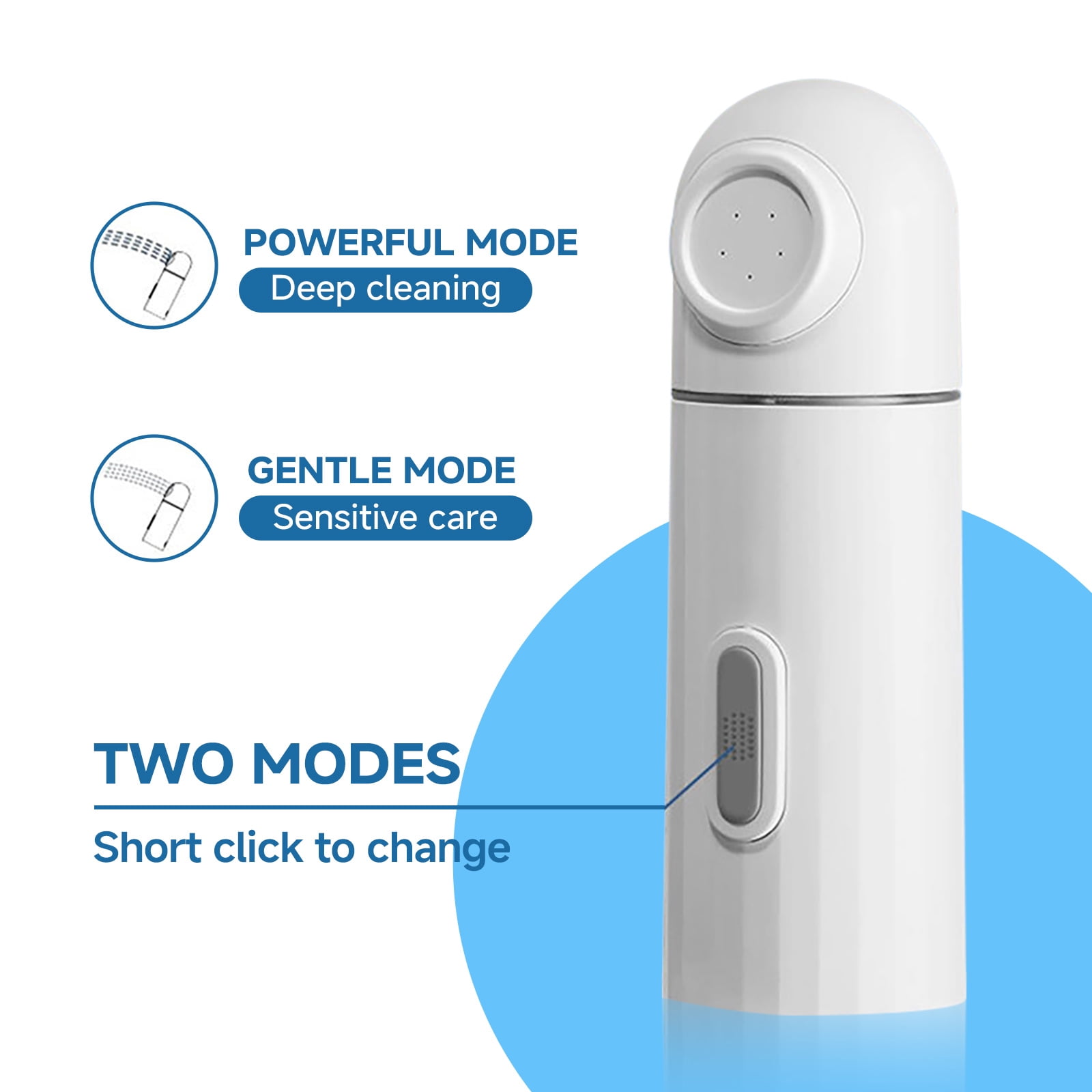 Obgado Electric Portable Bidet - 350ml Handheld Rechargeable Travel Bidet with 2 Sprayer Modes for Hygiene Cleaning