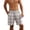 Khaki, variant on Mens Cotton Swim Shorts Casual Lounge Beach Shorts with Pockets, Elastic Drawstring Waist, Dark Blue, L-5XL Plus Size,Size XL