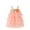 Pink, variant on Odeerbi Toddler Girls Summer Tiered Tulle Dress Cute Flower Strap Tutu Dress Sleeveless Suspender Mesh Casual Dress Toddler Girls Clothes