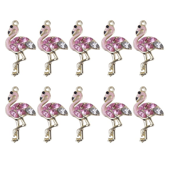 KAKOWELY 10 Pcs Breloques Boucles d'Oreilles Bricolage Pendentifs Collier Fabrication de Bracelets Décorations, 1.18x"X0.63"X0.04 Pouces