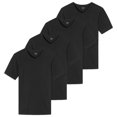 thumbnail image 1 of UNCOVER by SCHIESSER Camiseta para Hombre 4-pack - Cuello en V Negro M (Medium), 1 of 4