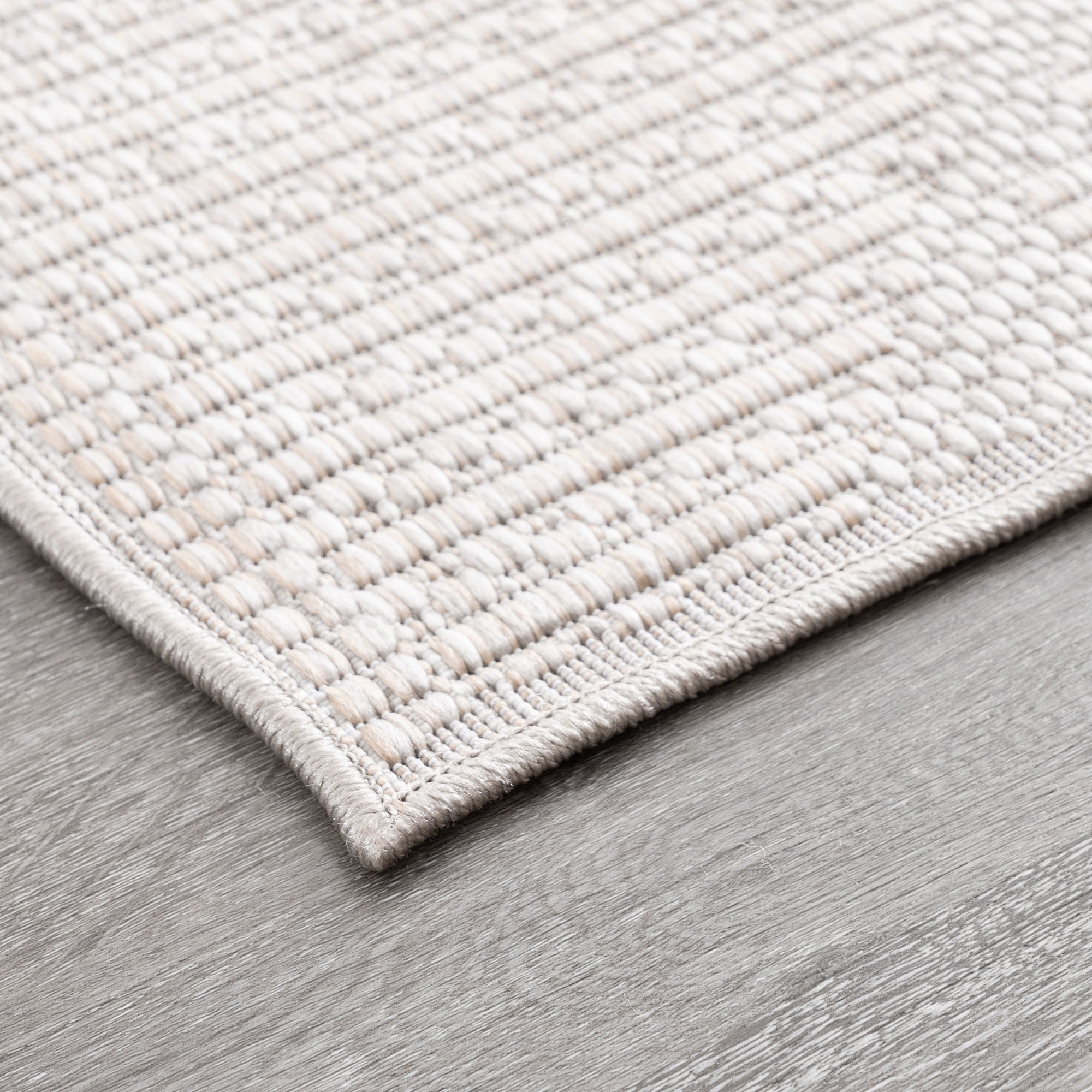 Bliss Rugs Bailey Transitional 5' x 7' Beige and Natural Indoor Outdoor Area Rug