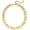 Teardrop Chain, variant on Two Tone Gold Silver Cuban Link Chain Necklace Choker Unisex Chunky Chain Choker Necklace for Women Men, 18"