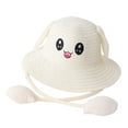 thumbnail image 1 of Gorro de Playa Hugo con Orejas de Conejo Sombrero de Paja para Niños, 1 of 10