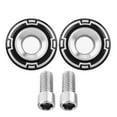 thumbnail image 1 of Un par de tornillos profesionales para motocicleta de 8 mm, accesorios para tuercas de moto (plateado), 1 of 8
