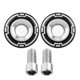 thumbnail image 1 of Un par de tornillos profesionales para motocicleta de 8 mm, accesorios para tuercas de moto (plateado), 1 of 8