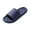 Dark Blue, variant on Yungyresw Slippers For Women And Men Soft Comfortable Indoor House Shoes Solid Color Minimalist Casual Shower Slippers Black 40
