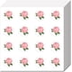 thumbnail image 1 of 128 pegatinas de rosas rosas, 8 hojas, pequeñas flores, autoadhesivas, impermeables, de plástico, para planificador., 1 of 9