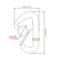 thumbnail image 3 of 6 Pcs Mousqueton 12KN Clips Mousqueton Robustes pour Hamacs Camping Randonnée Sac à Dos Vert, 3 of 7