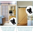 thumbnail image 5 of 6 PCS Plastic Sliding Door Guide 452024mm Sliding Door Guide Floor Multifunctiona Heavy Duty Anti-Noise Floor Guide with Screws for Sliding Doors Home Office,, 5 of 5