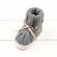 thumbnail image 4 of Baby Shoes Solid Knit Newborn Girls Boys Boot Fashion Butterfly-knot Toddler Infant Slip-On Bed Shoes Autumn 0-24M Hot Hand Made, 4 of 4