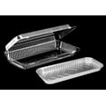thumbnail image 2 of Handi-Foil 12" x 5" Aluminum Foil Danish/Cake Pan w/Clear Hinged Tray (pack of 50), 2 of 4