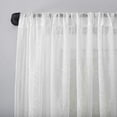 thumbnail image 3 of No. 918 Tamaryn Embroidered Trellis Sheer Rod Pocket Curtain Panel, 50" x 84" in White, 3 of 6