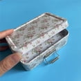 thumbnail image 4 of Recipiente de almacenamiento de metal vintage con tapa: caja duradera para galletas y dulces, organizador estético, regalo ideal para todas las ocasiones, 4 of 5