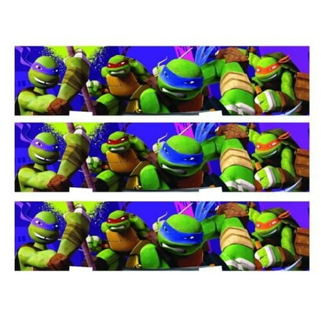 Tmnt Teenage Mutant Ninja Turtles Edible Cake Strips Cake Topper