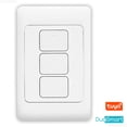 thumbnail image 1 of Apagador Inteligente Wifi On/off 3 Botones Alexa Google Tuya A30 Duosmart, 1 of 6