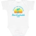 thumbnail image 3 of Inktastic Summer Enjoy the Sunshine Fort Lauderdale Florida in Blue Boys or Girls Baby Bodysuit, 3 of 5