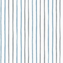 Laura Ashley Painterly Stripe Blue Wallpaper