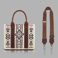 thumbnail image 4 of Bolso Mano Bohemio para Mujer Lona Viajes Al Aire Libre (Beige) 2 Uds., 4 of 7