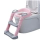 thumbnail image 1 of Asiento de Entrenamiento para Baño con Escalera Antideslizante, Plegable Adaptador WC Reductores, Cojín Blando Extraíble, Altura Regulable Baño Entrenador, 1 of 7