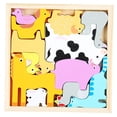 thumbnail image 2 of 2 Juegos Montessori puzzle Jigsaw Pre Learning Toy Regalos para Niños, 2 of 9