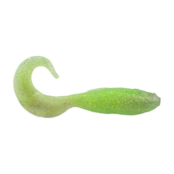 Berkley Gulp!® Saltwater Swimming Mullet, 4 in, Key Lime Chrome