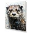 thumbnail image 2 of Designart "Playful Portrait Of Otter I" Otter Canvas Art Print, 2 of 7