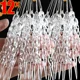 thumbnail image 2 of Adornos de copos de nieve de acrílico transparente para árbol de Navidad, decoración de cristal con forma de ciervo, copo de nieve y estrella para fiesta en el país de las maravillas invernal, 2 of 5