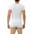 thumbnail image 3 of Underworks Mens Cotton Spandex Crew Neck T-Shirt Short Sleeves - White Small, 3 of 5