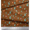 thumbnail image 3 of Soimoi Poly Georgette Fabric Egg & Rabbit Animal Print Fabric by Yard 42 Inch Wide, 3 of 3