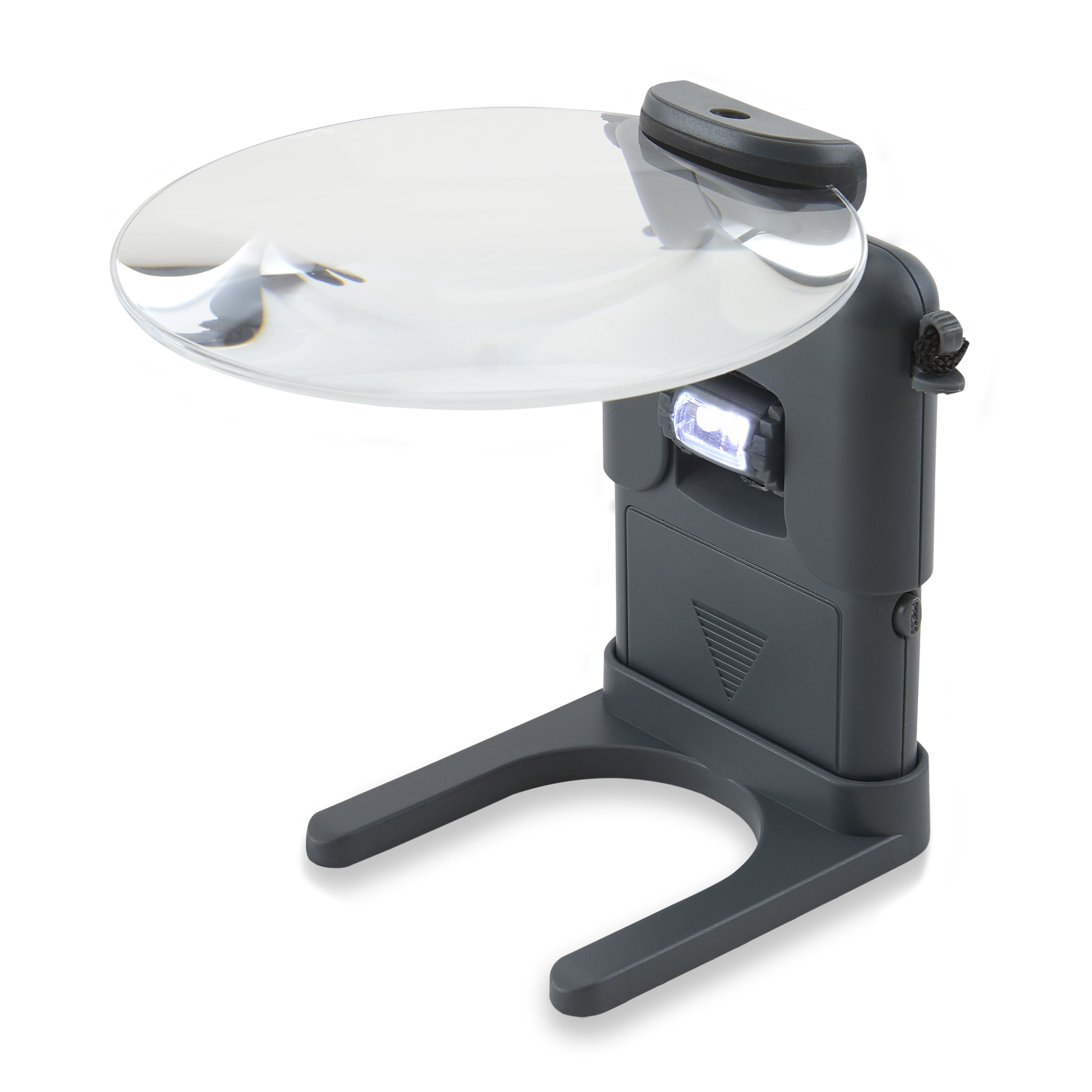 Carson 3-in-1 Magnifying Glass with Light, Handsfree Hobby Magnifier Set (HM-30)