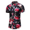 thumbnail image 3 of Camisa hawaiana con estampado floral para hombre, camisas de verano para hombre, ropa de calle, camisa holgada informal de manga corta, camisetas para hombre, camisas de vacaciones de lujo, 3 of 4