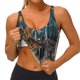 thumbnail image 3 of Balery Coffee-Drinking Skull Sujetadores deportivos con espalda cruzada para mujer, acolchados, sin costuras, de alto impacto, ideales para yoga, gimnasio, entrenamiento y fitness.-Small, 3 of 8