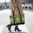 thumbnail image 4 of FORMRS Canvas Laptop Tote Bag for Women with 15.6" Computer Compartments Shoulder Handbag, Geometric Patterns, 4 of 7