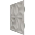 thumbnail image 4 of 19 5/8"W x 19 5/8"H York EnduraWall Decorative 3D Wall Panel, Universal Pearl Metallic Sea Mist (Covers 2.67 Sq. Ft.), 4 of 6