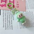 thumbnail image 4 of Labubu llavero muñeca pareja llavero Kawaii dibujos animados creativo Bowknot teléfono móvil bolsa colgante dijes mochila decoración regalos, 4 of 4
