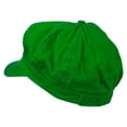 thumbnail image 2 of Circle Mario and Luigi Embroidered Cotton Newsboy Cap - Lime 2XL-3XL, 2 of 5