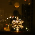 thumbnail image 3 of Christmas Window Silhouette Lights Decorations - Pack of 2 for Holiday Indoor Wall Door Glass Decor - Polaris + Snowflake, 3 of 5