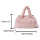 thumbnail image 5 of Bolso Hombro Acolchado para Mujer Mano Hobo Elegante () Rosa, 5 of 5
