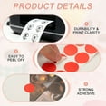 thumbnail image 3 of Uxcell 500 Pcs Round Thermal Labels, 2.8 Inch Circle Colored Stickers Self Adhesive Circle Tags for Thermal Print Office Home Decor Diary To-do List Travel Notebook, Gray, 3 of 6