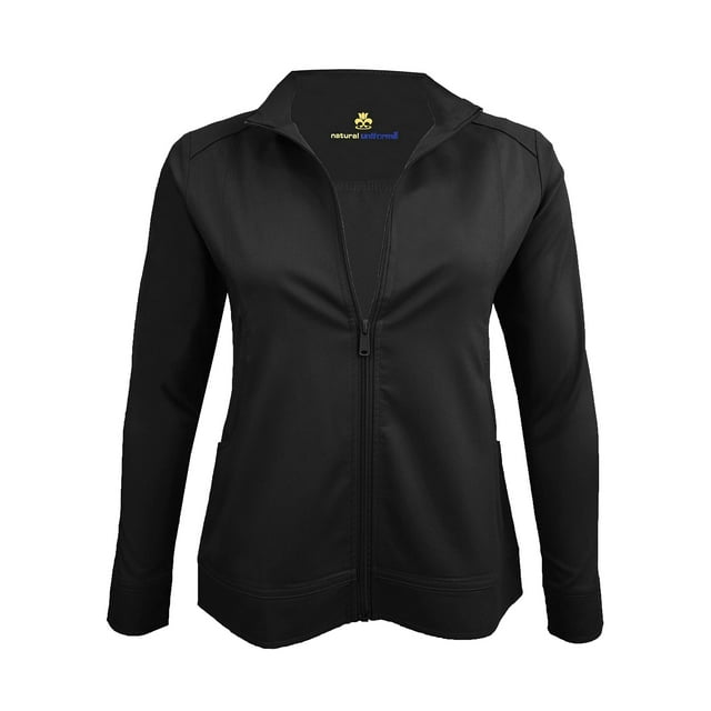 Natural Uniforms Veste d'Échauffement à Fermeture Éclair Frontale Ultra Douce pour Femmes