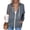 Dark Gray women's zip up hooded jacket a1, variant on Women's Casual Hooded Zip Up Jacket Loose Fit Solid Color Outerwear Spring Vacation Fashion Clothes, Light Blue 2XL