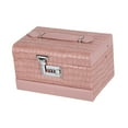 thumbnail image 3 of Caja de joyería Strade Fareast Limited 3 capas organizador de joyas Rosa, 3 of 8