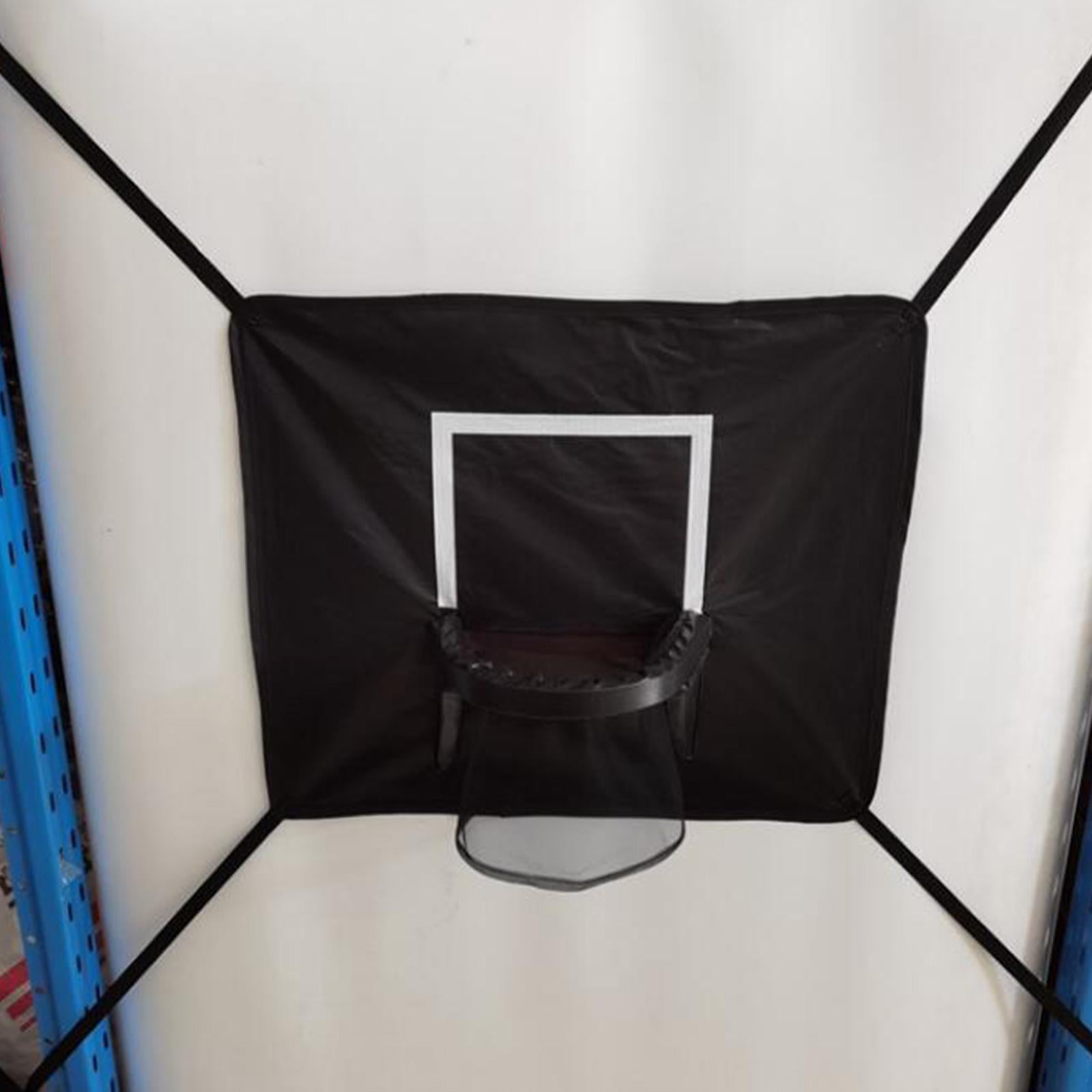 funtasica Mini Trampoline, Basketball Hoop, Trampoline Attachment, Sports Toy with Mini Basketballs, Basketball Training, Outdoor Goal Game 1 Ball