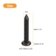 thumbnail image 2 of #12 x 1-1/2" Tornillo autorroscante de cabeza plana Phillips, paquete de 25, tornillo de cabeza redonda de acero inoxidable 304 (negro), 2 of 6