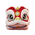 thumbnail image 1 of HWRETIE Lion Dance Plush Throw Blanket Soft Festive Home Decoration, 1 of 4