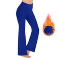 thumbnail image 6 of Turilly Women's Cozy Fleece Lined Flare Leggings High Waisted Thermal Yoga Pants for Winter Wear, 6 of 8